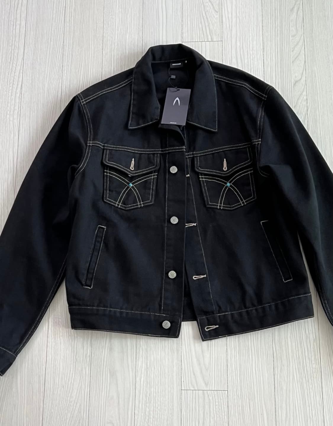 아캄 웨스턴 스터드 데님자켓 2사이즈 상품이미지2