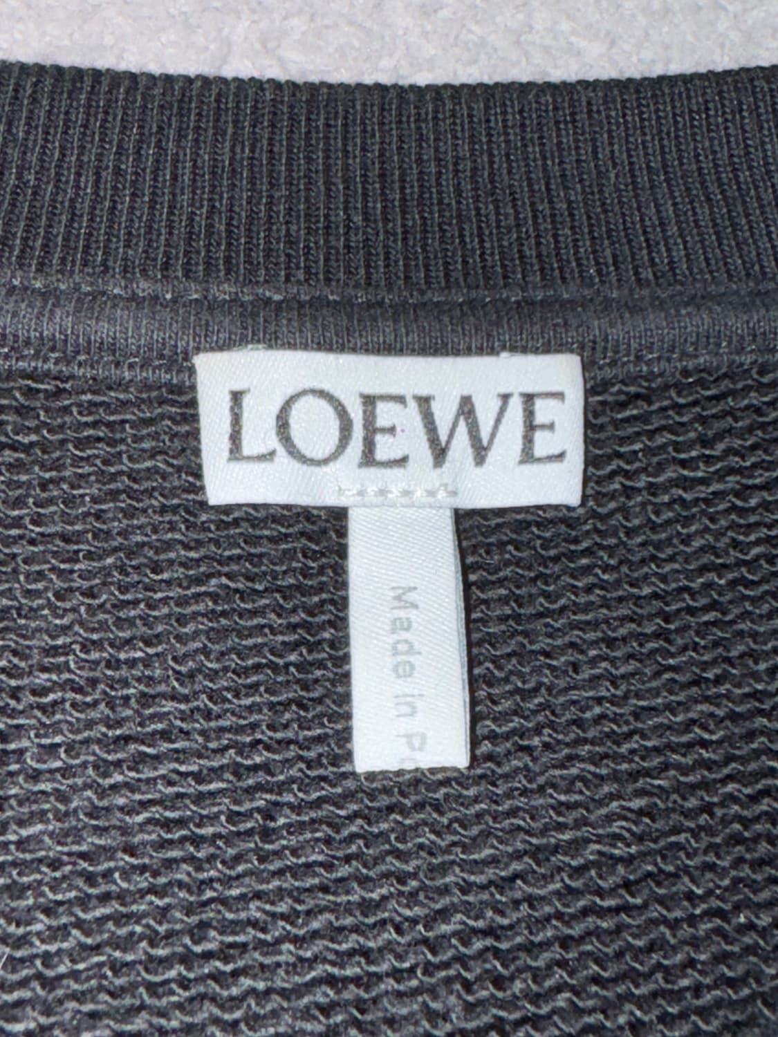 LOEWE 로에베 아나그램 블랙 맨투맨 / xl  상품이미지3