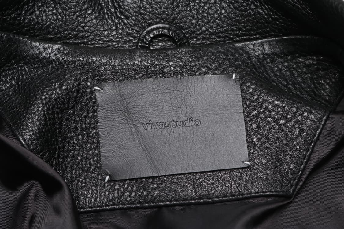 [여성 L] 비바스튜디오 소가죽 라이더 자켓 상품이미지4