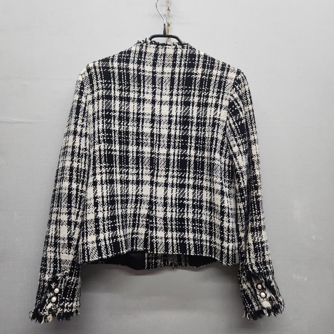 자라 ZARA 트위드 숏자켓 M 상품이미지3