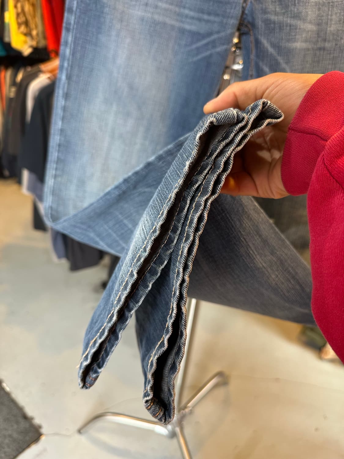 리바이스 실버탭 부츠컷 데님 팬츠 33x34 상품이미지6