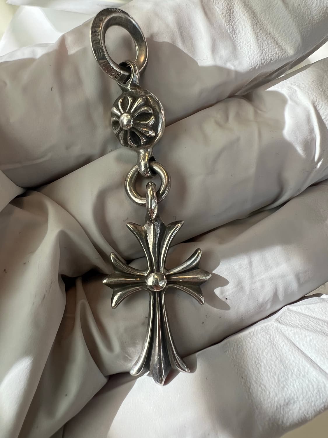 크롬하츠 원볼 타이니 크로스 + 정품 볼체인 상품이미지3