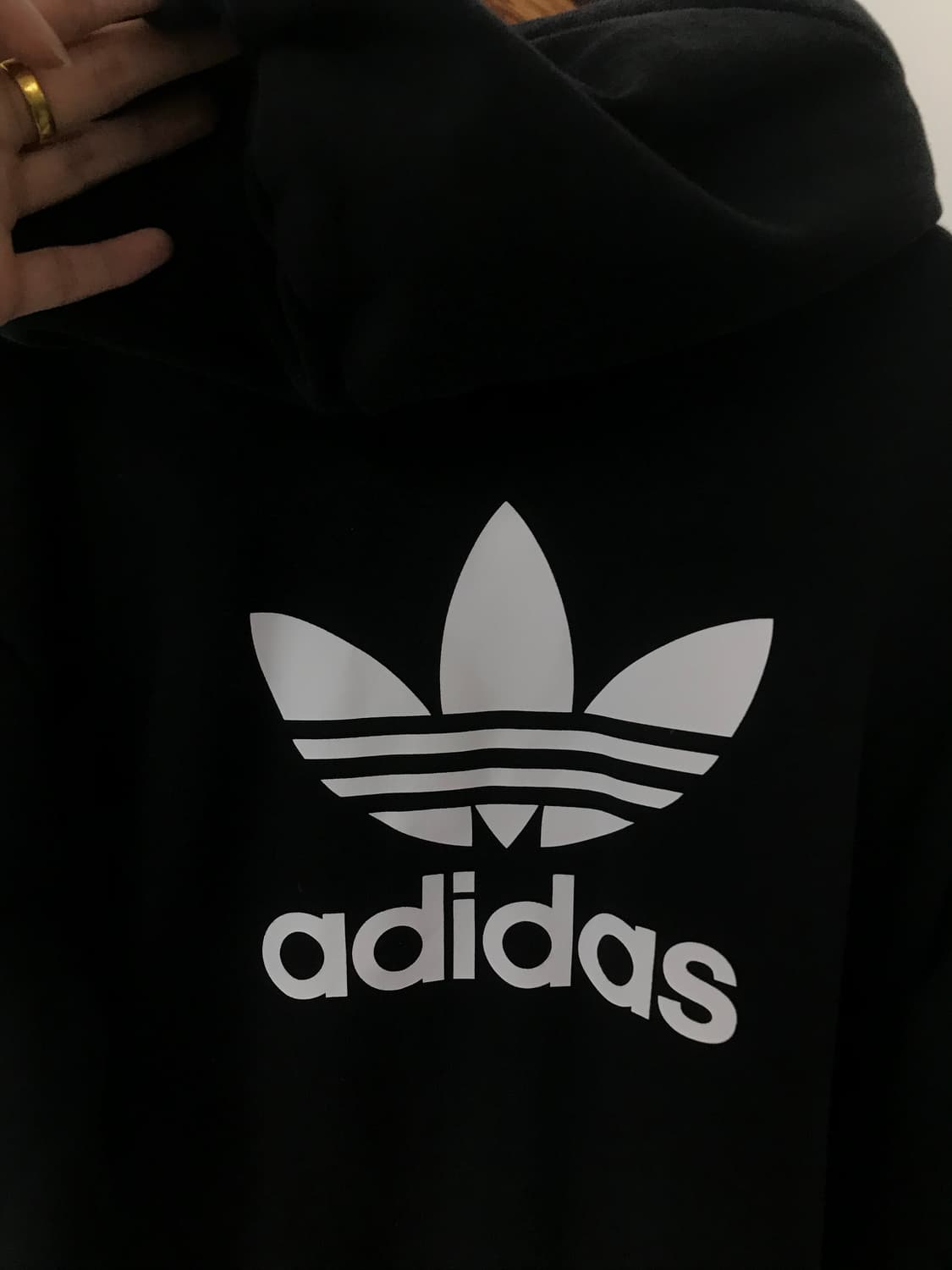 아디다스 백로고 블랙 후드집업 상품이미지6
