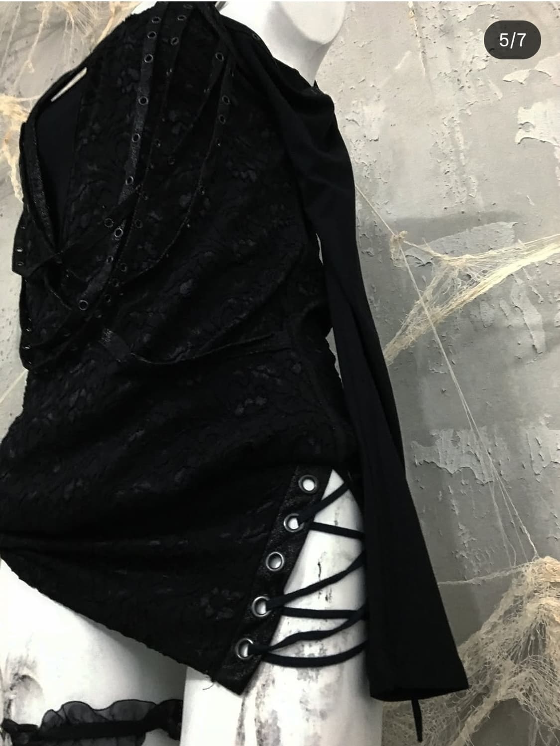 비아 via salvage 코르셋 미니원피스 상품이미지4