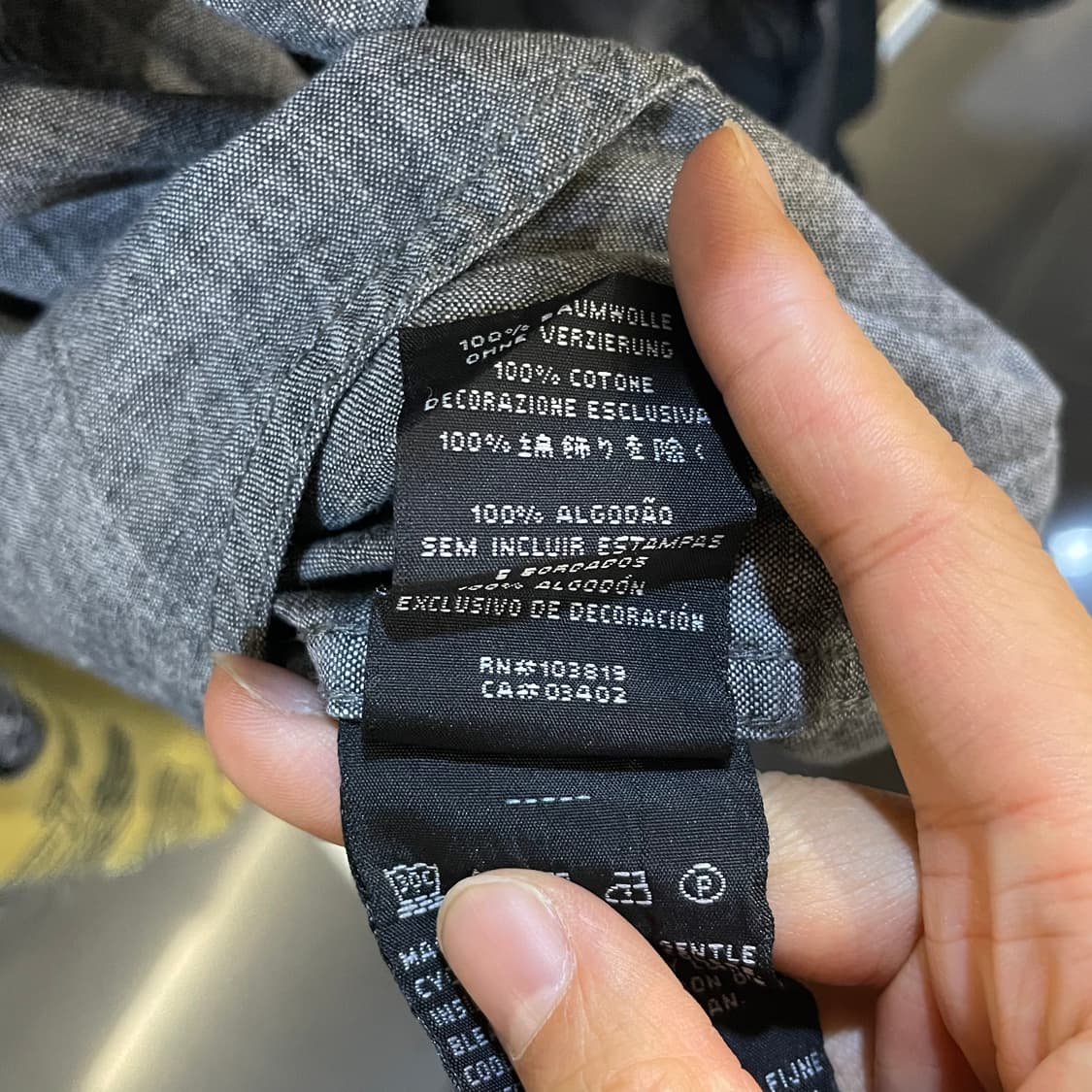 할리데이비슨 그레이 모터클로스 투포켓 반팔 셔츠 3XL 상품이미지6