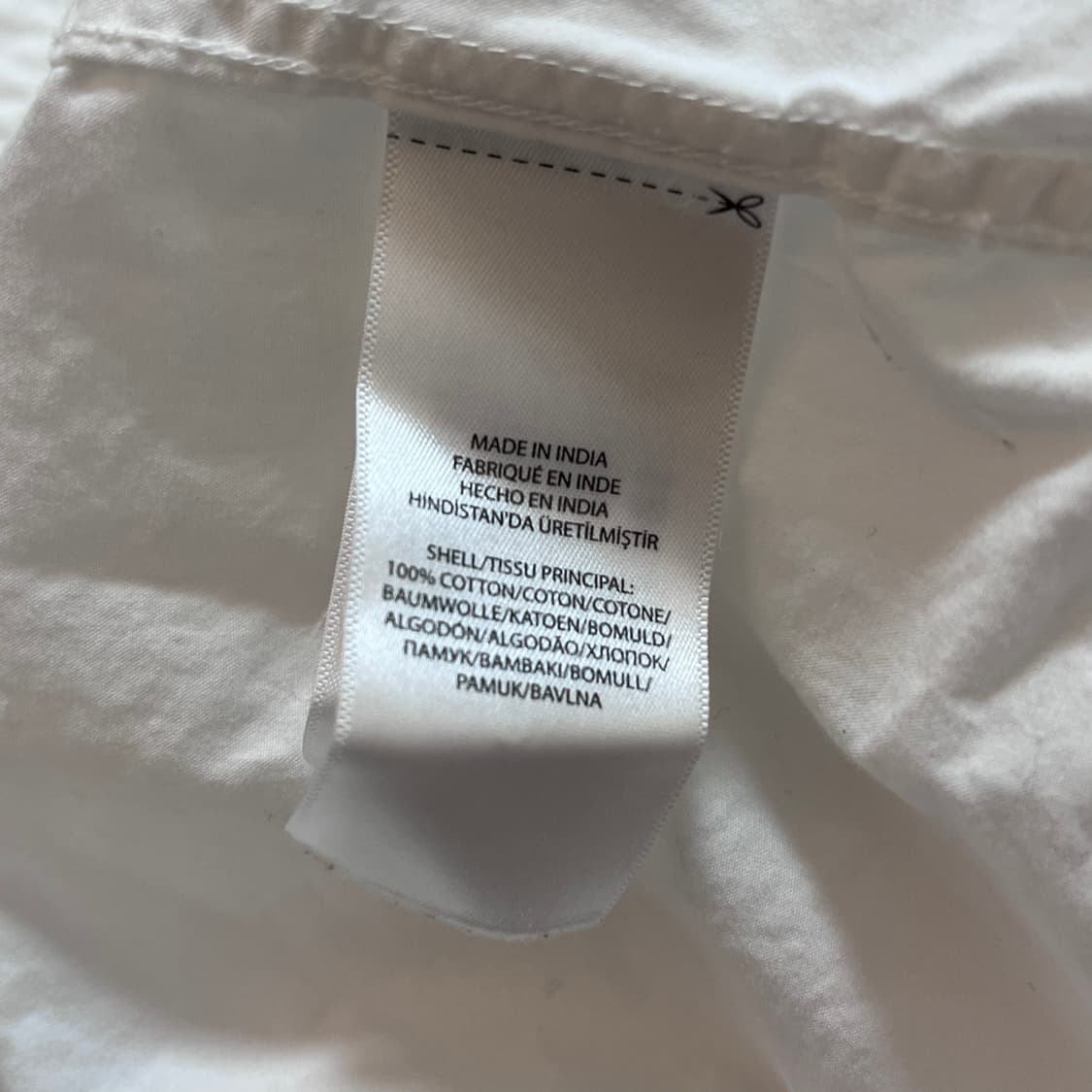 [정품] 폴로 화이트 / 네이비포니 솔리드 셔츠 [ 실확 ] 상품이미지5