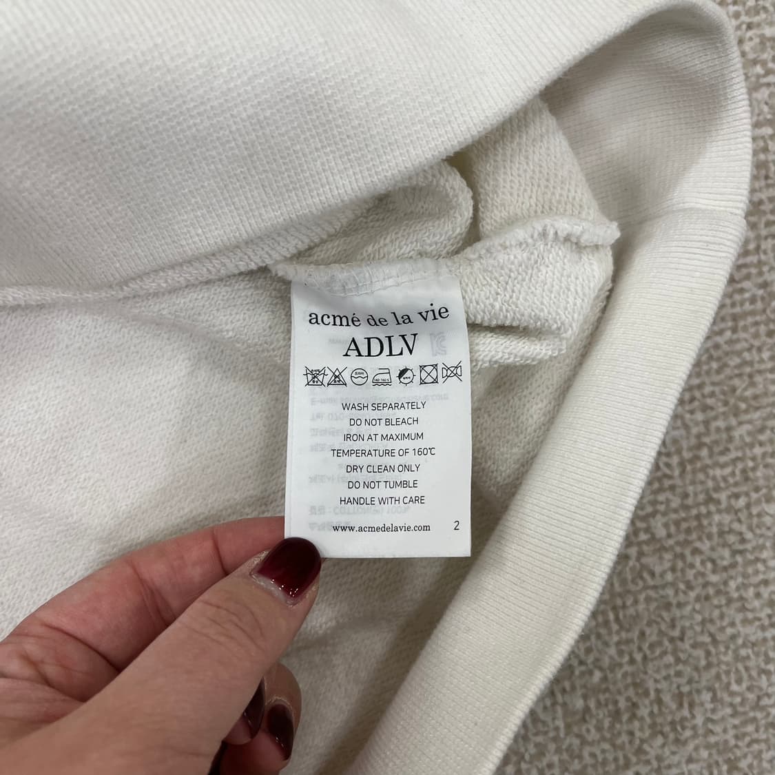 [2] 아크메드라비 AE로고 심볼 스웻셔츠 맨투맨 0105M1 상품이미지4