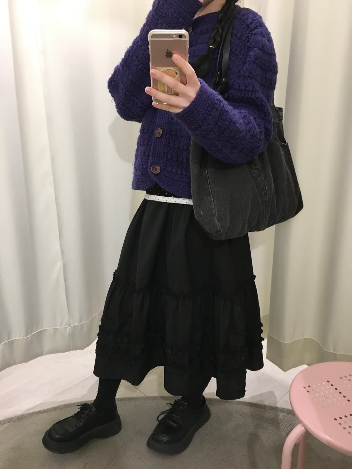 핸드메이드 짜임 가디건 상품이미지5