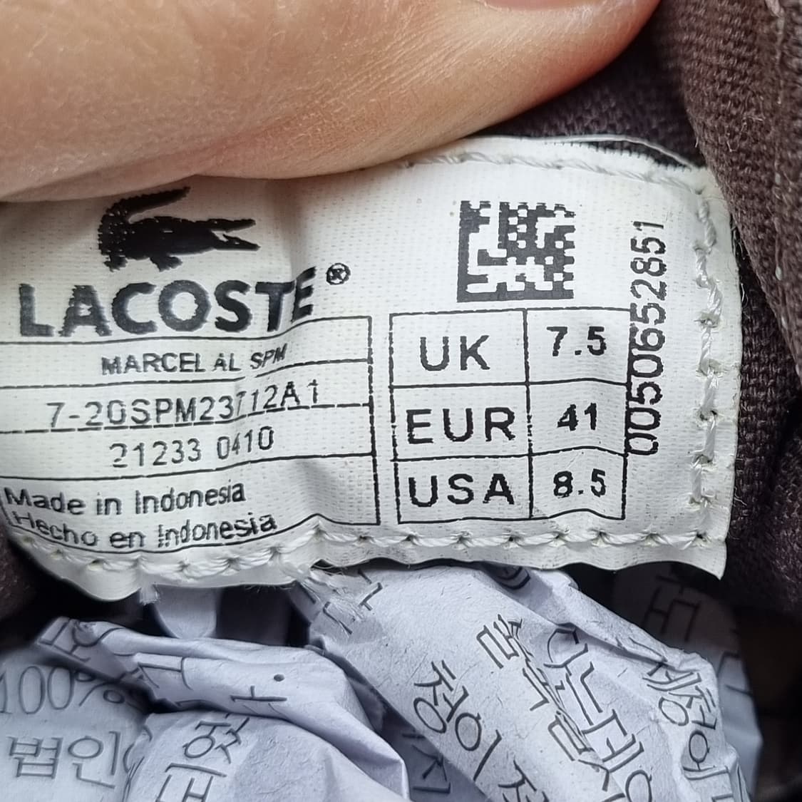 라코스테 남성가죽스니커즈 260 상품이미지6