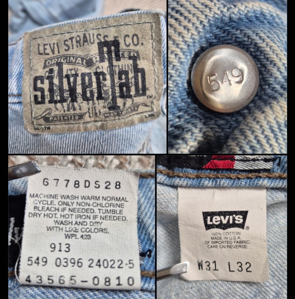리바이스 90s 미제 실버탭 상품이미지7