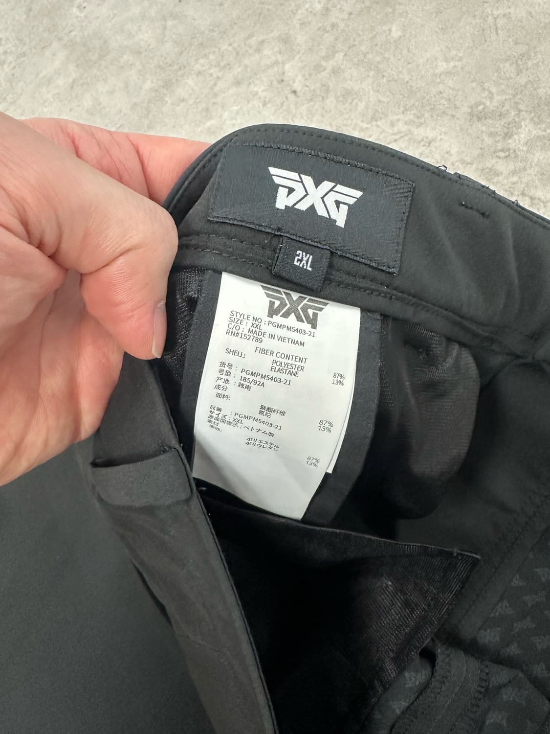 PXG 매장 정품 남성 골프 반바지 블랙 2XL사이즈 급처 거의새것 상품이미지5