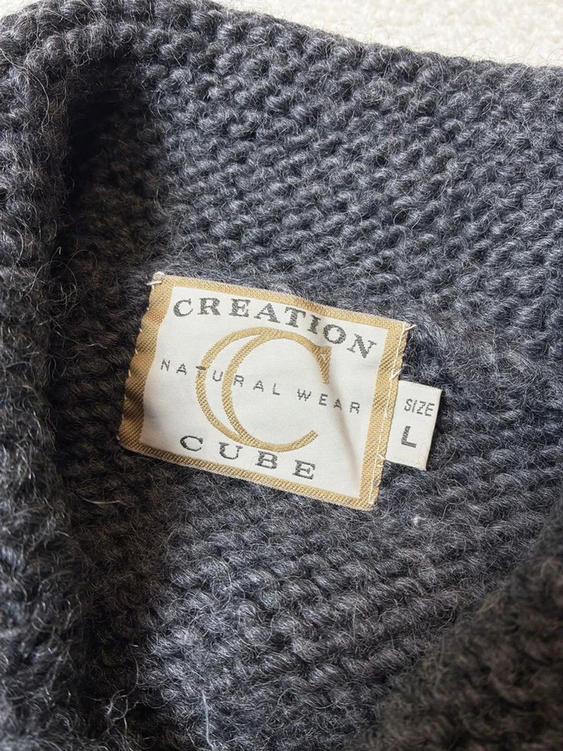 CREATION CUBE 90's 재팬 헤비 울 코위찬 PN6672    상품이미지7