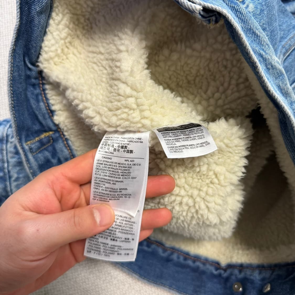 리바이스 데님 쉐르파 자켓 상품이미지3