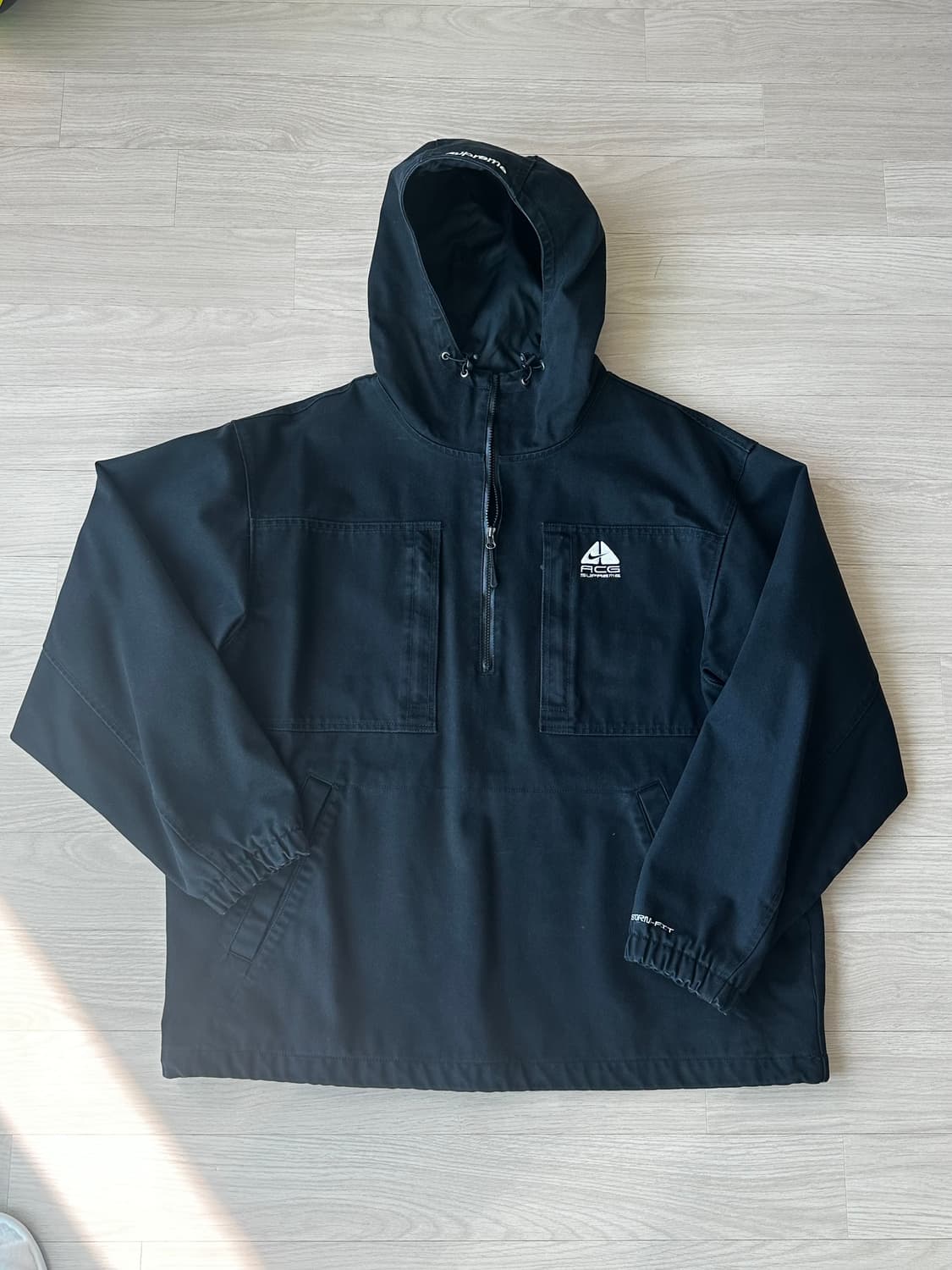 슈프림 x 나이키 ACG 데님 풀오버 블랙 L 상품이미지1