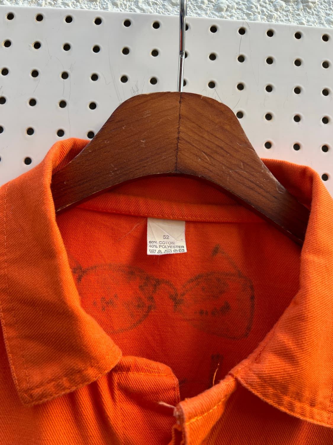 VINTAGE ORANGE FRENCH WORK 오렌지프렌치워크자켓 상품이미지6