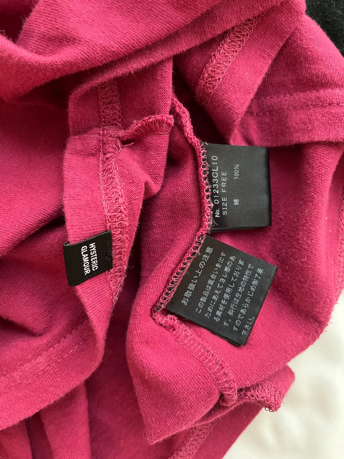 히스테릭 글래머 스쿨 걸 펑크 하트 팬더 나그랑 롱 슬리브 긴팔 티셔츠 상품이미지7