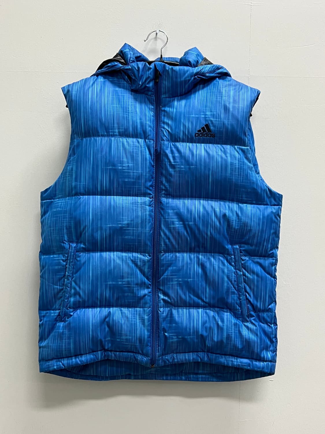 아디다스 덕다운 패딩 조끼 베스트 블루 상품이미지2