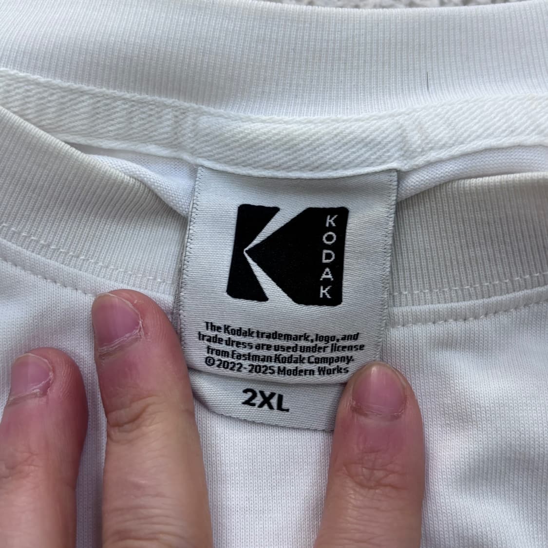 2XL 코닥 스몰로고 반팔 티셔츠 0409E 상품이미지3