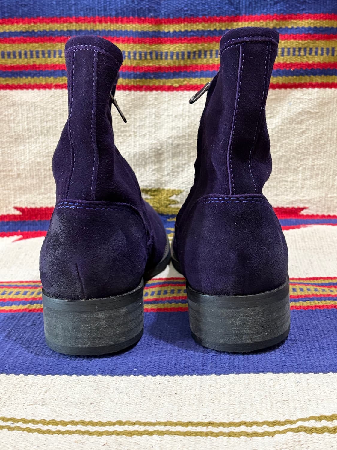 솔로 앤 더블 스웨이드 웨스턴 부츠 상품이미지5