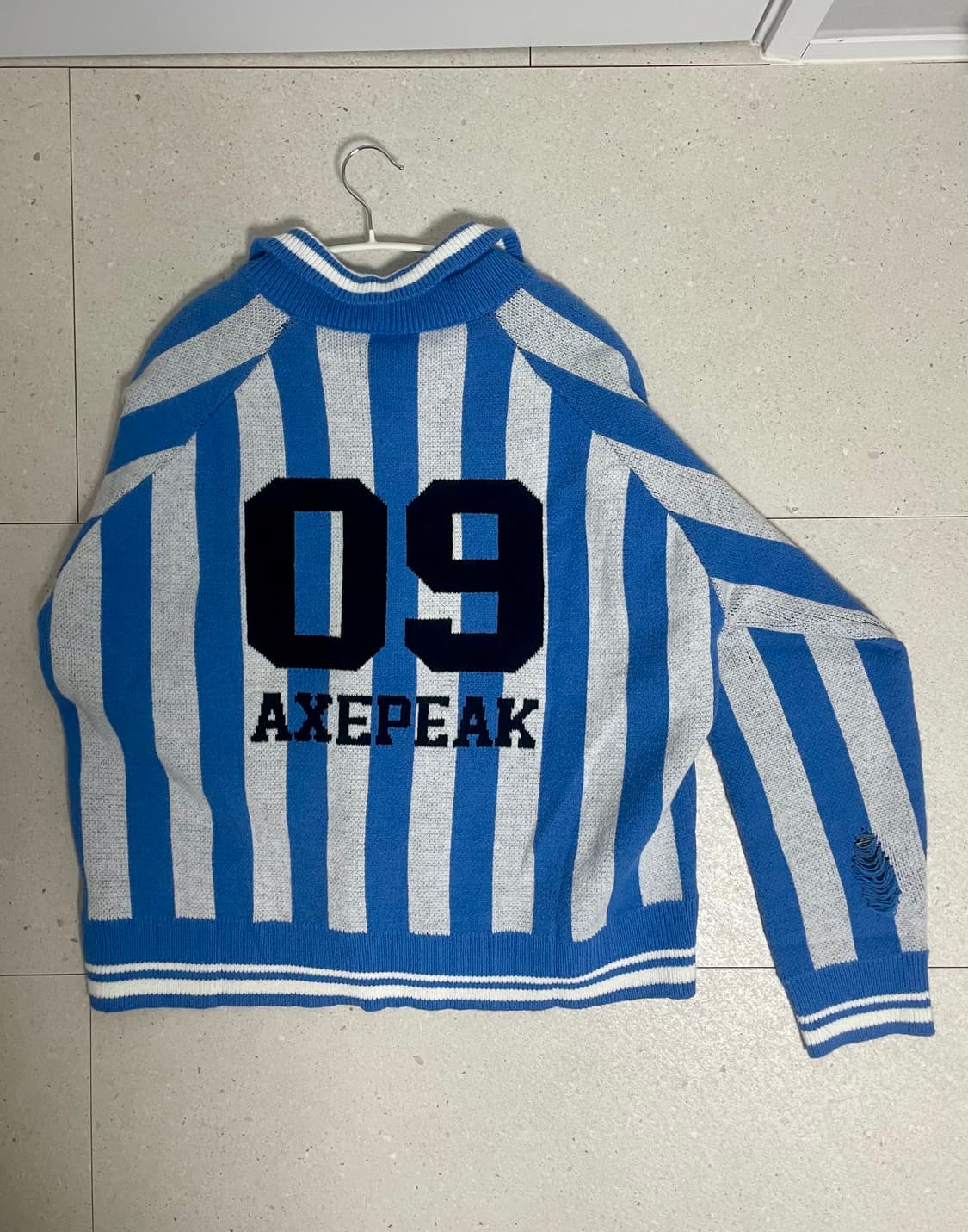 빈티지 져지 스타일 니트 상품이미지2