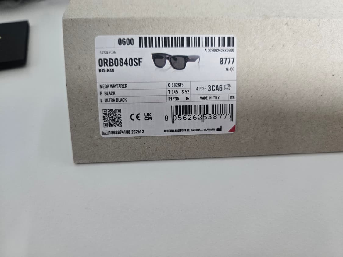레이벤 메가 웨이페어러 블랙 선글라스  제니선글라스 상품이미지5