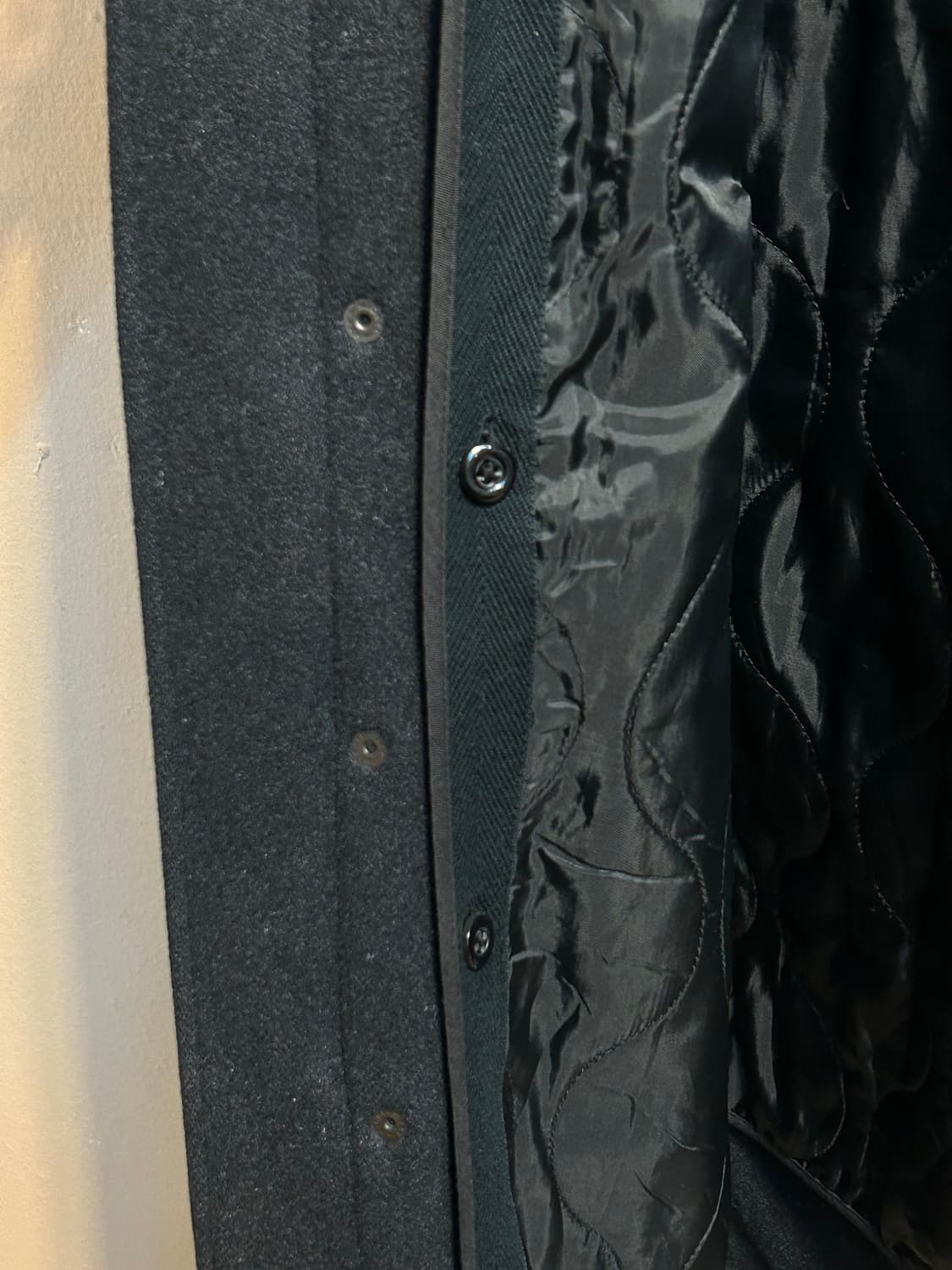 빔즈 라쿤 퍼 후드 울 블렌드 미디 코트 상품이미지8