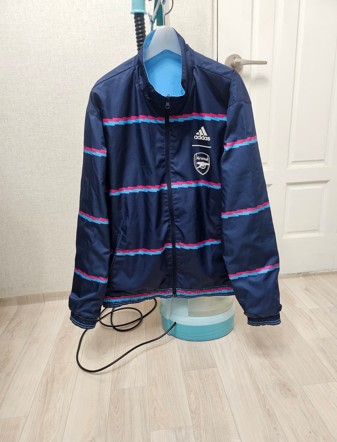 (105~110)XL☆초대장급☆아디다스아스날리버시블[하핑네이비]트랙탑 상품이미지7