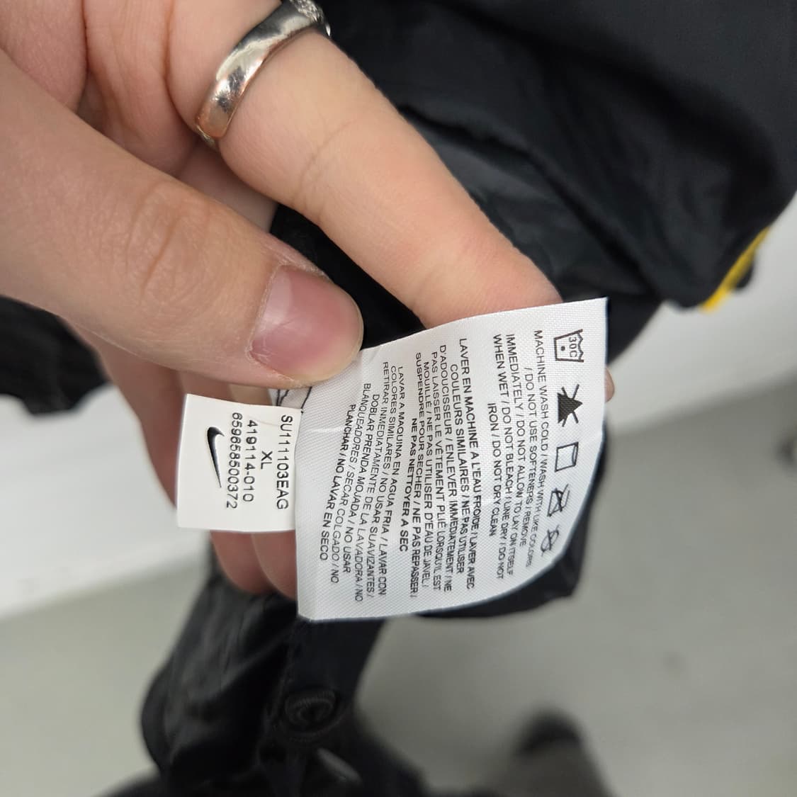 나이키 Livestrong 블랙 바람막이 자켓 남XL 상품이미지9