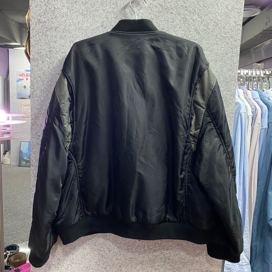 비슬로우 배색 ma1 항공 점퍼 B3501 상품이미지4