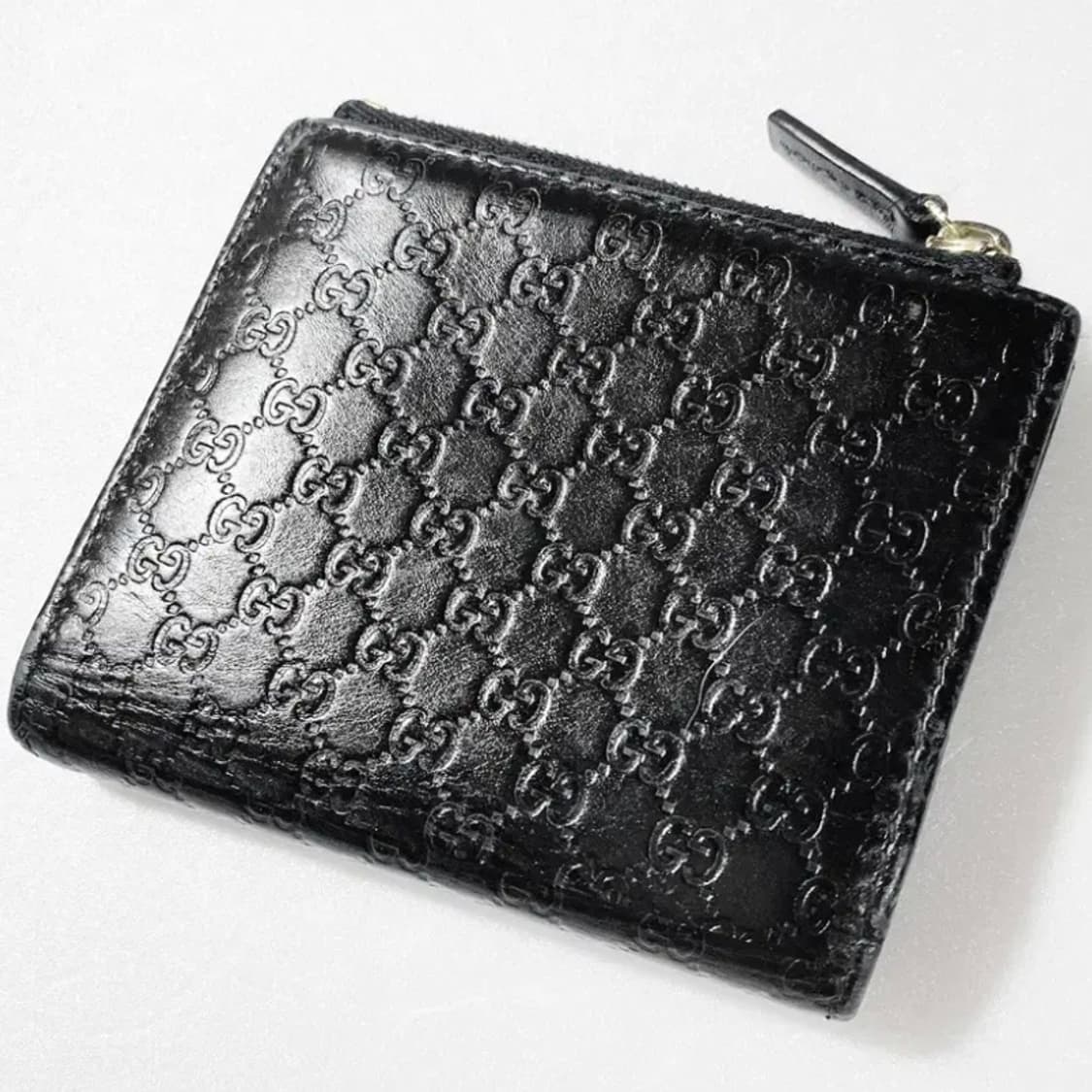 [정품] GUCCI 구찌 마이크로시마 폴드 지퍼 반지갑 상품이미지3