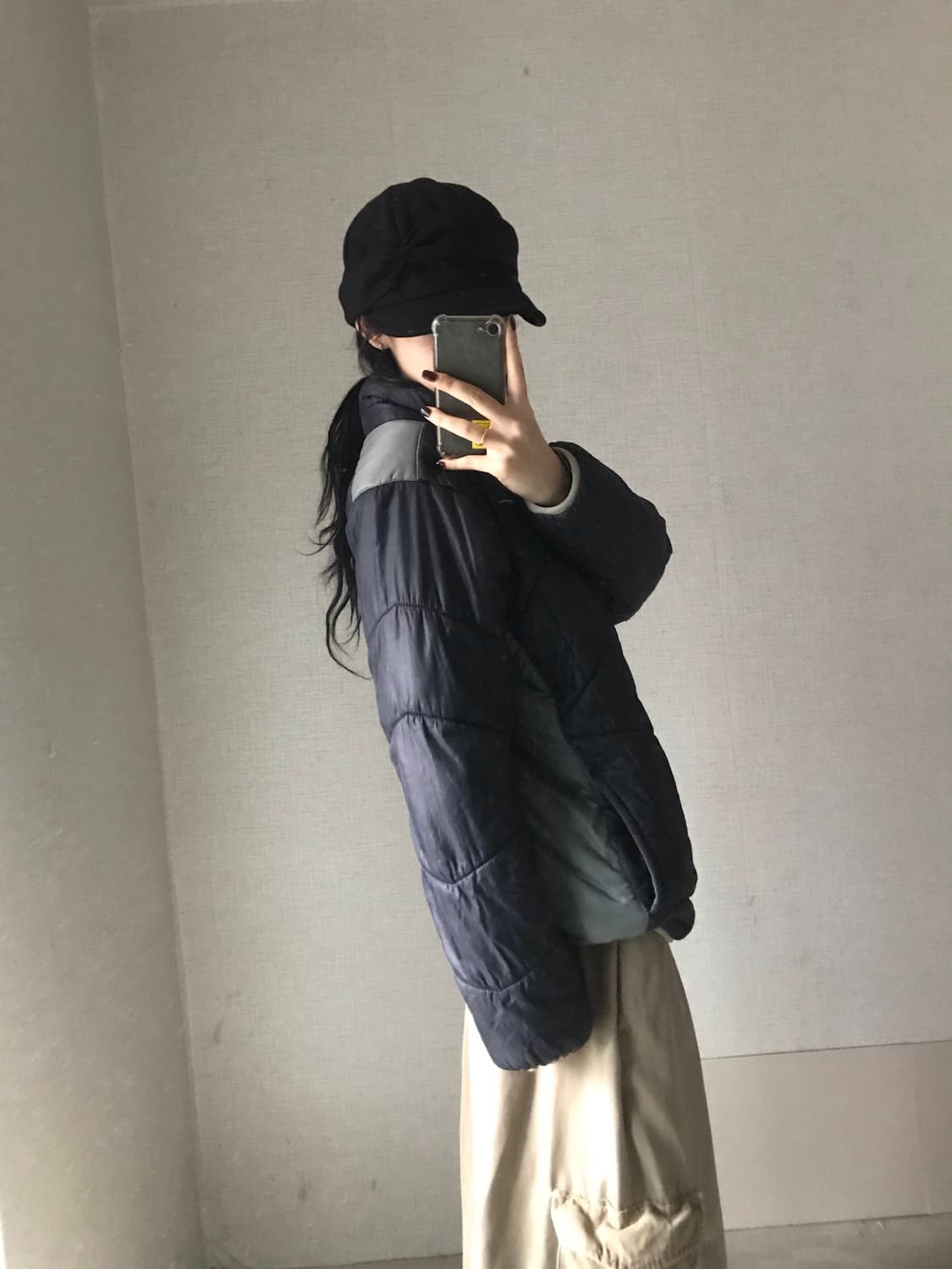나이키 블랙 경량패딩 상품이미지5
