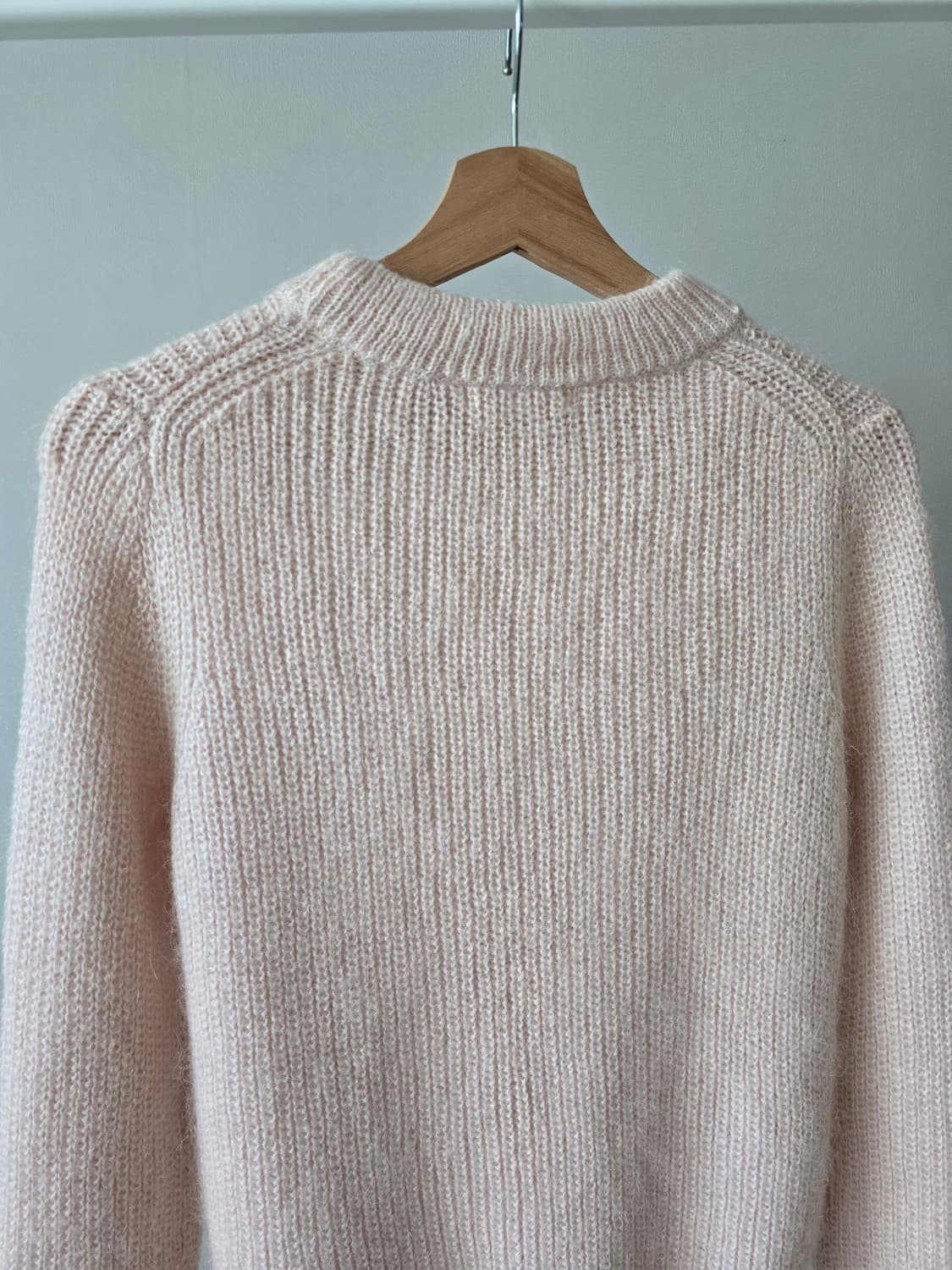 제나시스 연핑크 모헤어 니트 FREE 상품이미지3