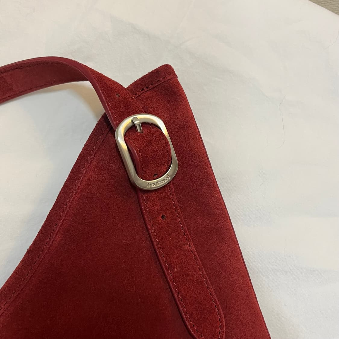 스무드무드 에트나 와이드백_ 레드 스웨이드 상품이미지7