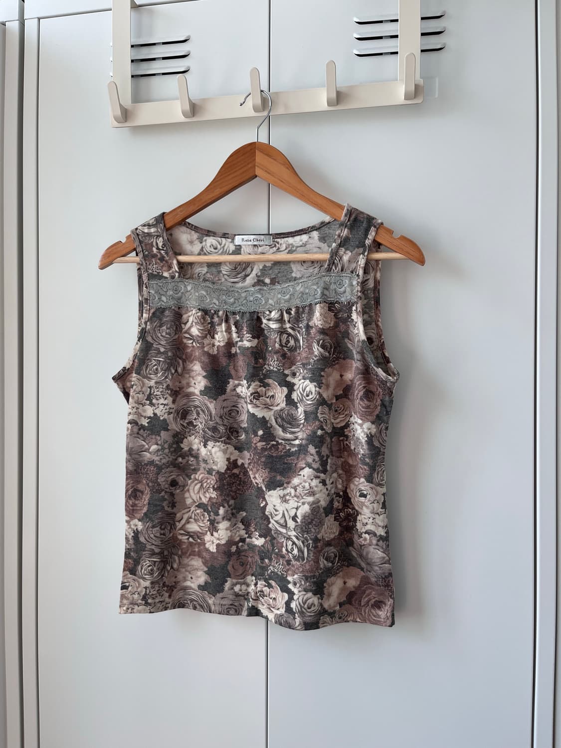 Rosa cheri 로사체리 장미 레이스 스퀘어넥 슬리브리스 상품이미지5