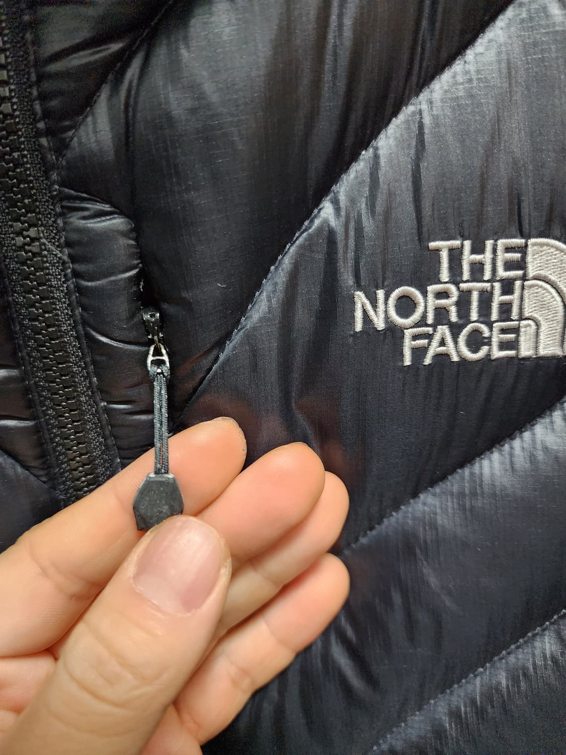 노스페이스 센터로고 800 곱창 구스다운  상품이미지3