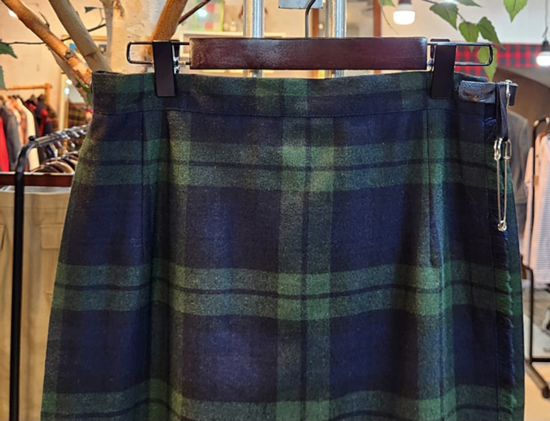 ONEIL 아일랜드 오닐 체크 랩 빈티지 스커트 상품이미지2