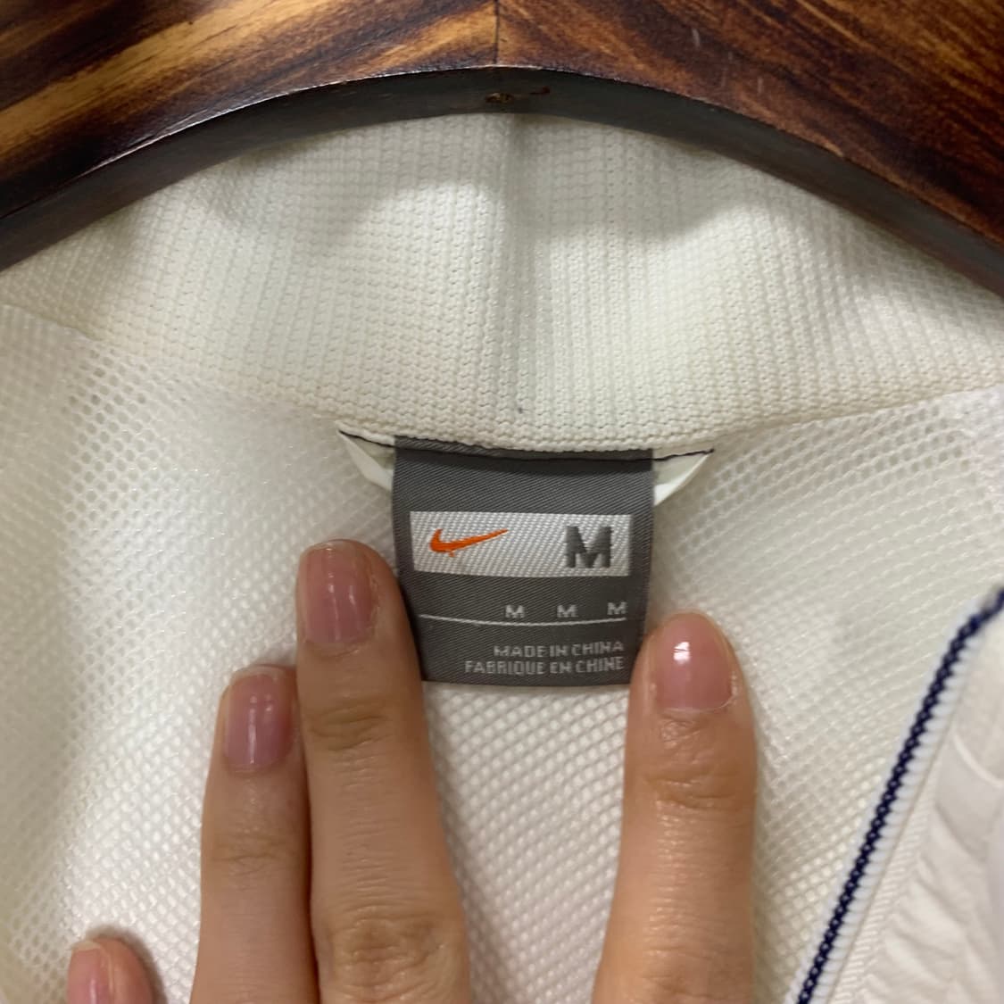 나이키 00s 화이트 바람막이 자켓 상품이미지8