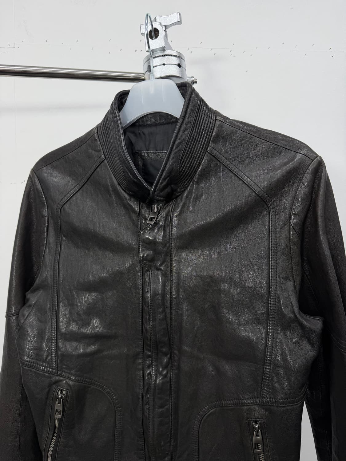 Franco Ferraro lambskin biker jacket 상품이미지1
