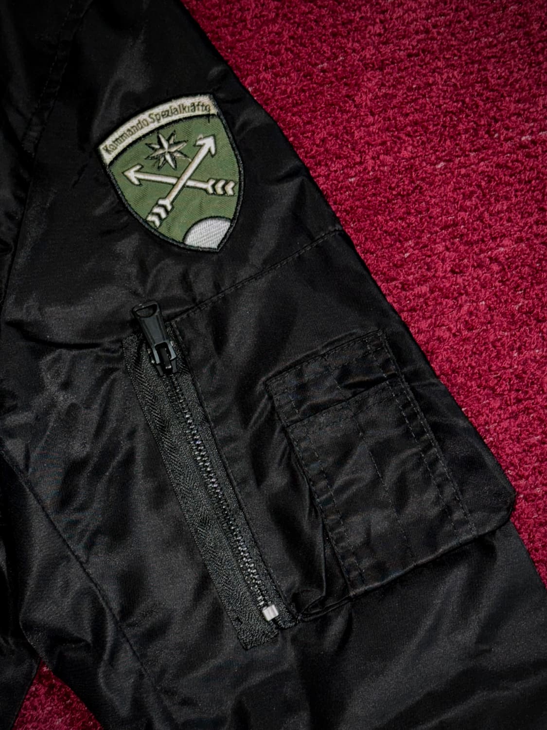 빈티지 무드 블랙 MA-1 항공점퍼 XL 상품이미지2