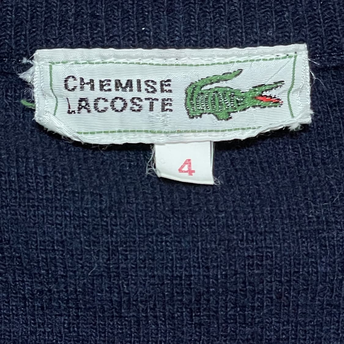 [4] JP빈티지 라코스테 캐시미어 네이비 가디건 상품이미지2