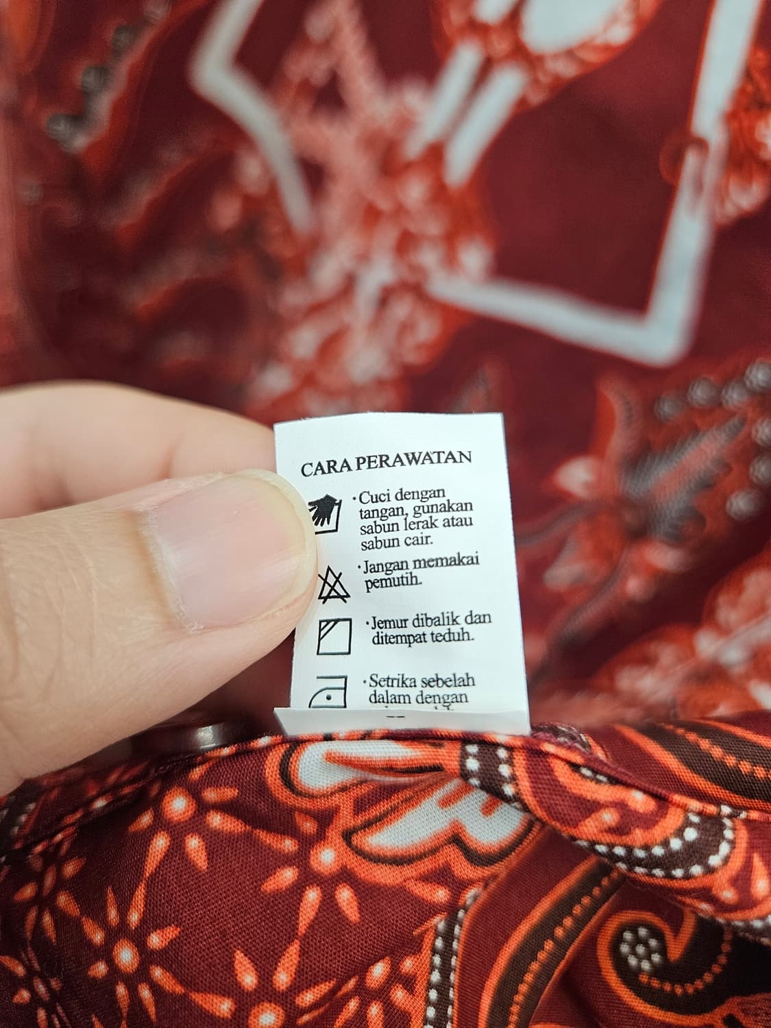 Batik Keris 빈티지 문양 셔츠 상품이미지5