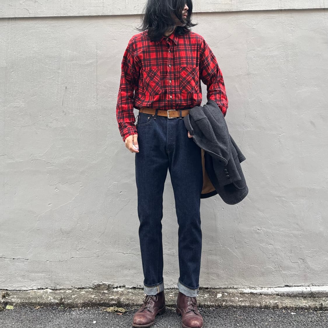 90년대 미국 파이브 브라더스 체크 셔츠 상품이미지8