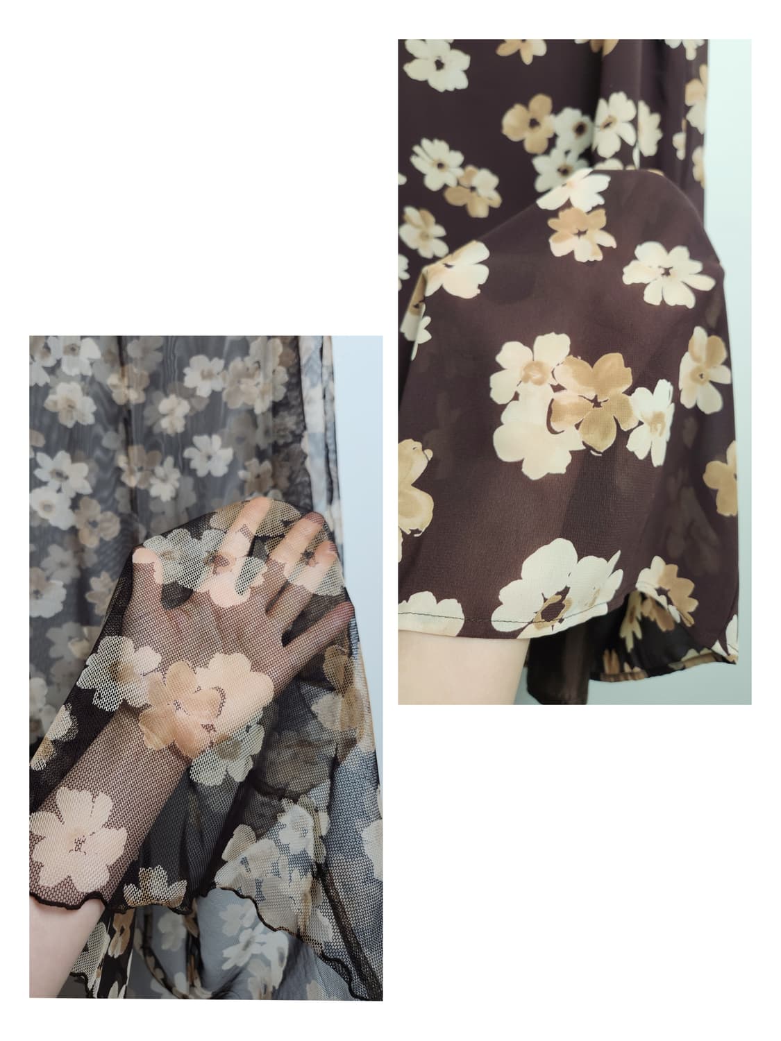 플로럴 레이어드 맥시 원피스 상품이미지7