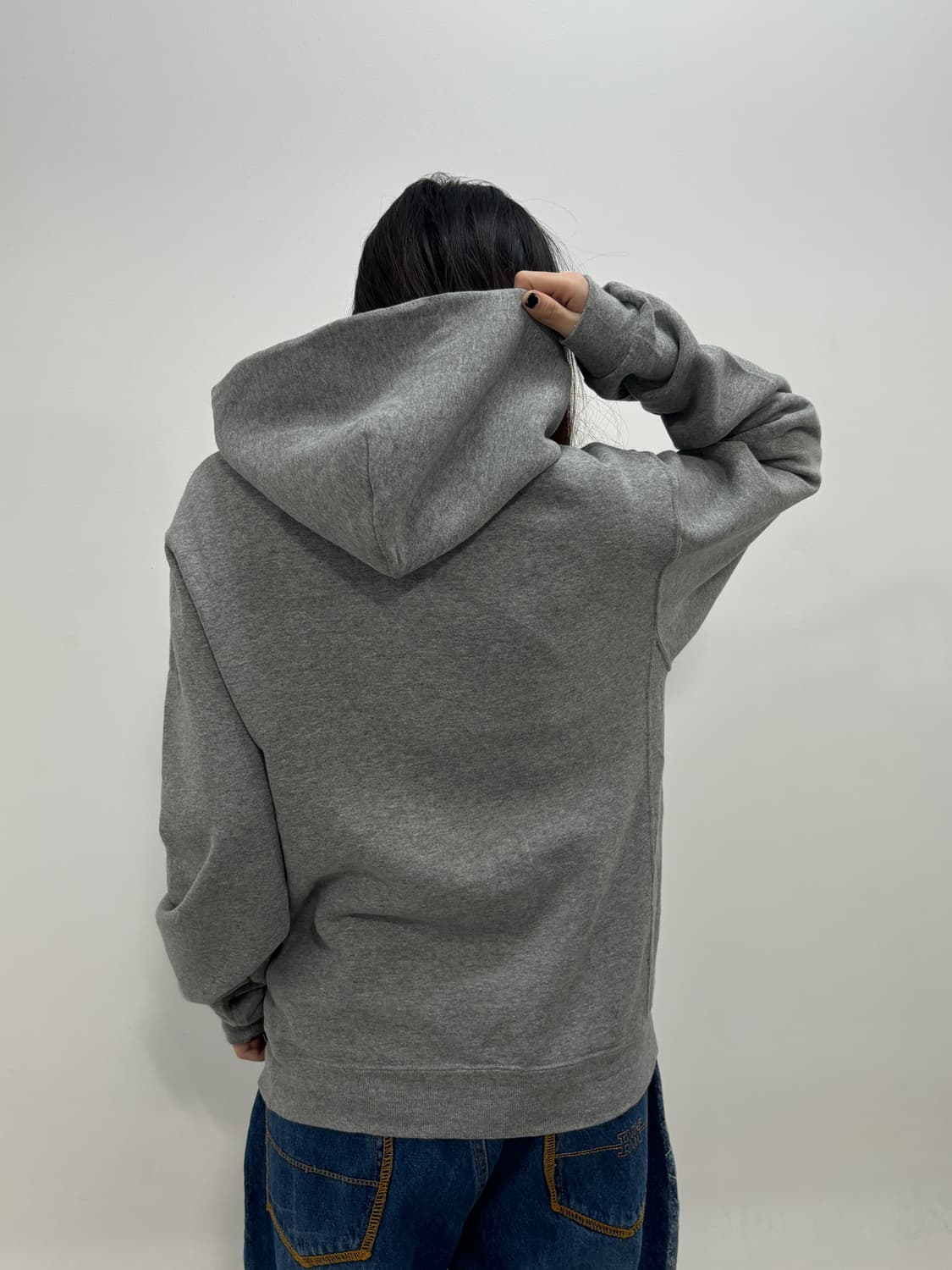 90s올트스쿨 러셀그레이후드  상품이미지5