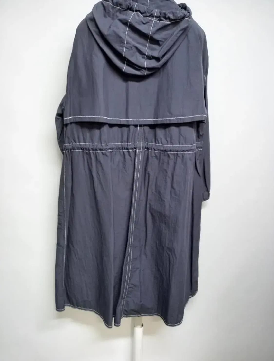 데코 춘추 홀겹 후드 얇은포코노 롱 바람막이 F 상품이미지7