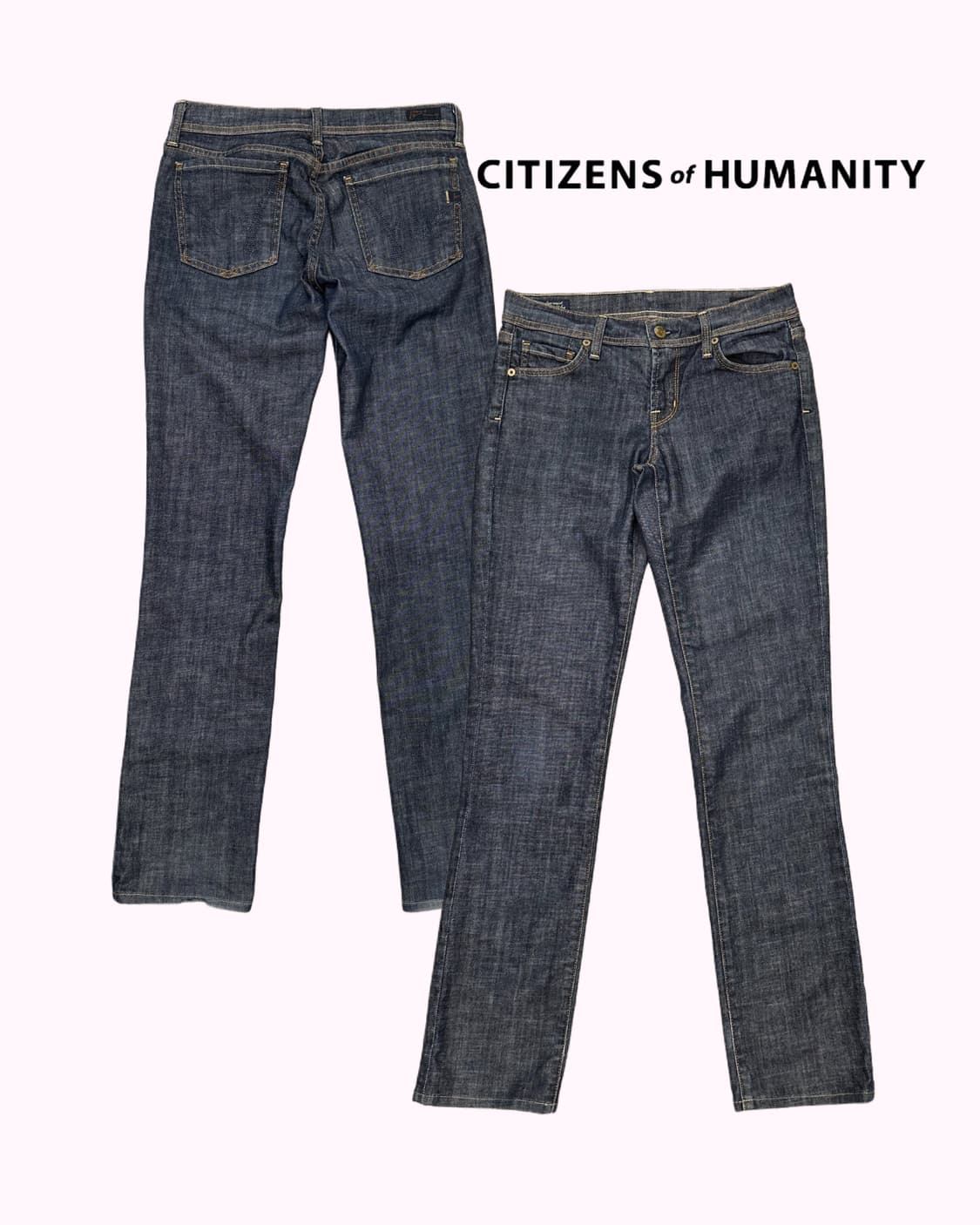 low-rise indigo slim jean 상품이미지1