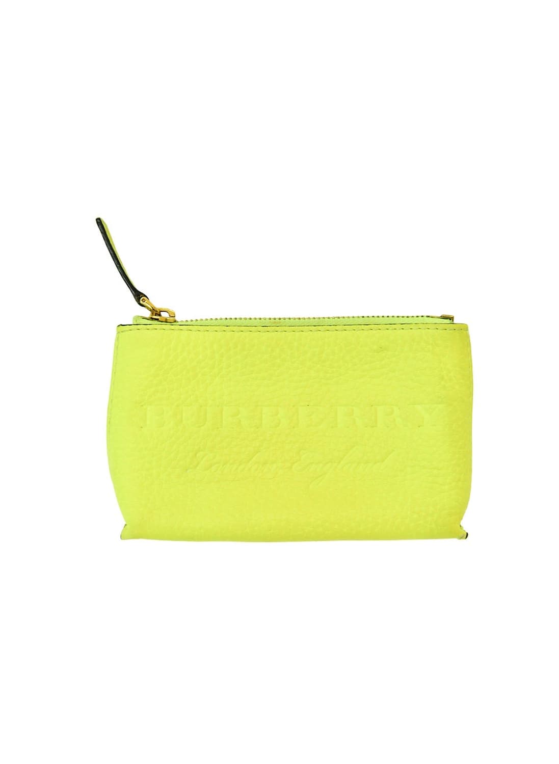 버버리 네온 옐로우 파우치(정품) 상품이미지1