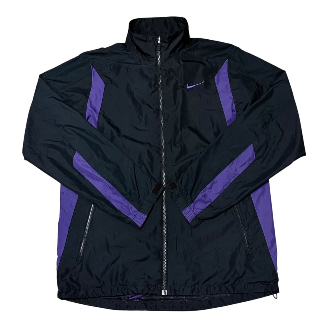 나이키 00s 올드스쿨 퍼플 스우시 블랙/퍼플 바람막이 자켓 상품이미지1