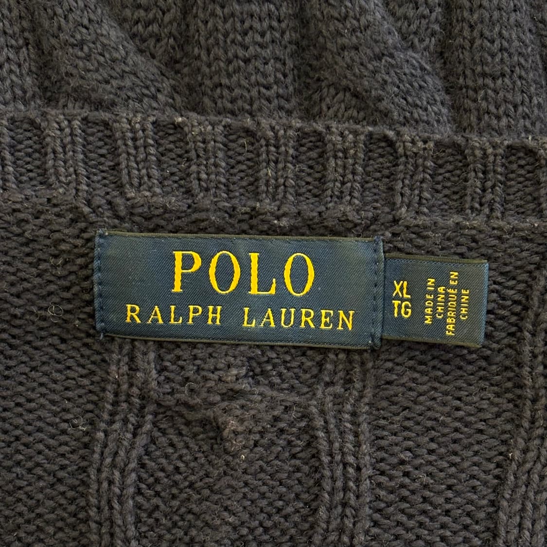 Polo Ralph Lauren 네이비 케이블 니트 상품이미지3
