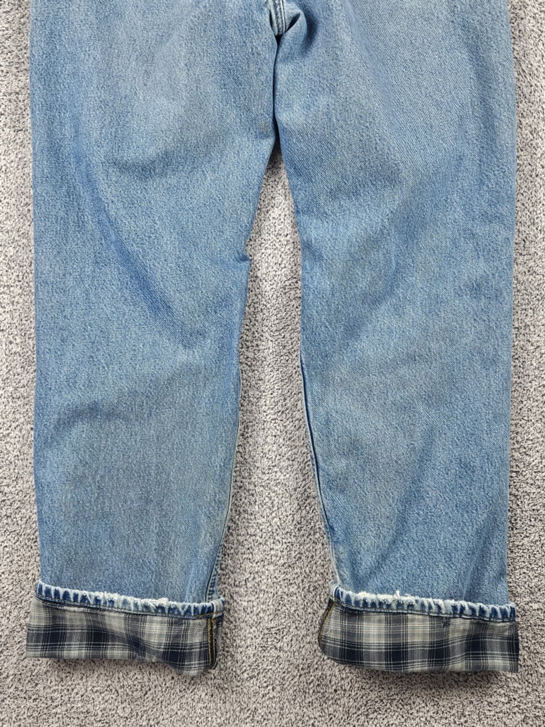 칼하트 헤비 플란넬 체크 데님 워크팬츠 ( 36X34 ) / 10052 상품이미지10